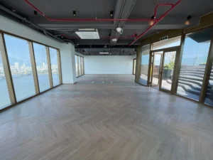 Sàn gỗ xương cá khu công cộng căn hộ The Filmore, Đà Nẵng – Tâm Quang Minh thi công